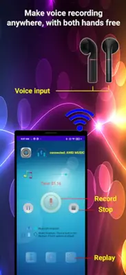 Earbuds Voice Recorder android App screenshot 3