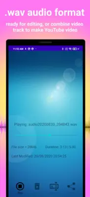 Earbuds Voice Recorder android App screenshot 4