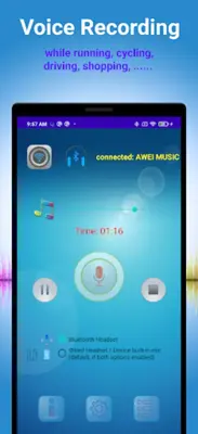 Earbuds Voice Recorder android App screenshot 6